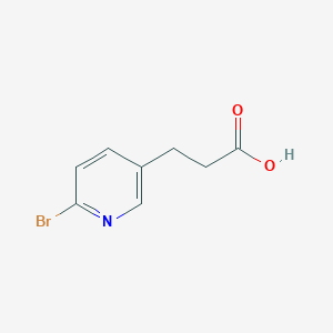 molecular formula C8H8BrNO2 B2593984 3-(6-Bromopyridin-3-yl)propanoic acid CAS No. 1036227-86-7