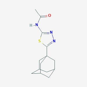 N-[5-(1-adamantyl)-1,3,4-thiadiazol-2-yl]acetamide