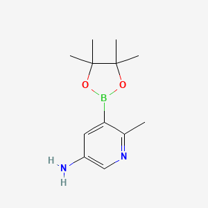 6-Methyl-5-(4,4,5,5-tetramethyl-1,3,2-dioxaborolan-2-yl)pyridin-3-amine