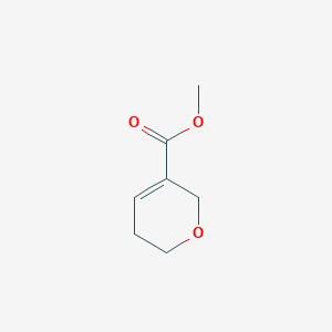molecular formula C7H10O3 B2594020 methyl 3,6-dihydro-2H-pyran-5-carboxylate CAS No. 85373-69-9