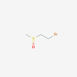 molecular formula C3H7BrOS B2594033 1-Brom-2-methylsulfinylethan CAS No. 1081554-53-1