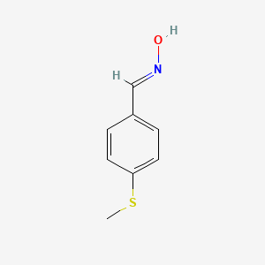 molecular formula C8H9NOS B2594051 4-甲硫基-苯甲醛肟 CAS No. 1817768-41-4