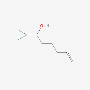 molecular formula C9H16O B2594052 1-环丙基-5-己烯-1-醇 CAS No. 857859-87-1