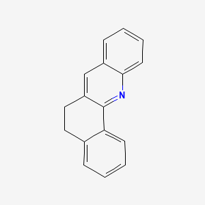 molecular formula C17H13N B2594076 5,6-Dihidrobenzo[c]acridina CAS No. 16600-51-4