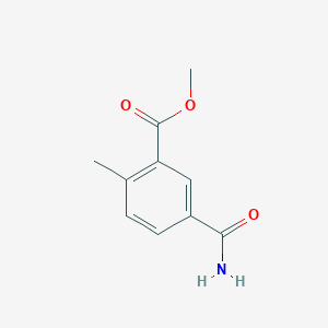 molecular formula C10H11NO3 B2594130 Methyl 5-carbamoyl-2-methylbenzoate CAS No. 99060-41-0