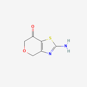 molecular formula C6H6N2O2S B2594133 2-氨基-4H-吡喃并[3,4-d]噻唑-7(6H)-酮 CAS No. 1253281-38-7