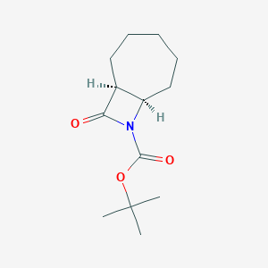 tert-butyl (1S,7R)-9-oxo-8-azabicyclo[5.2.0]nonane-8-carboxylate