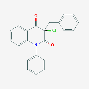 molecular formula C22H16ClNO2 B2594144 3-Benzyl-3-chloro-1-phenylquinoline-2,4(1H,3H)-dione CAS No. 144603-31-6
