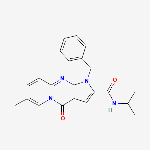 1-benzyl-N-isopropyl-7-methyl-4-oxo-1,4-dihydropyrido[1,2-a]pyrrolo[2,3-d]pyrimidine-2-carboxamide