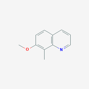 molecular formula C11H11NO B2594199 7-メトキシ-8-メチルキノリン CAS No. 1622100-48-4