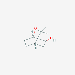 molecular formula C9H16O2 B2594201 (1R,4S,6R)-3,3-Dimethyl-2-oxabicyclo[2.2.2]octan-6-ol CAS No. 2173999-91-0