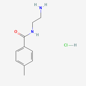 molecular formula C10H15ClN2O B2594226 Chlorhydrate de N-(2-aminoéthyl)-4-méthylbenzamide CAS No. 17197-12-5