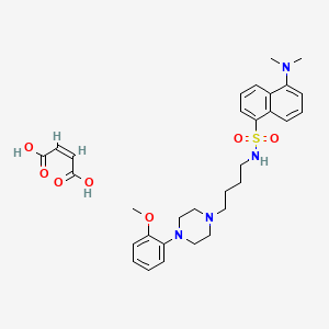 molecular formula C31H40N4O7S B2594234 Cortexolone maleate CAS No. 390803-40-4