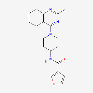 N-(1-(2-methyl-5,6,7,8-tetrahydroquinazolin-4-yl)piperidin-4-yl)furan-3-carboxamide