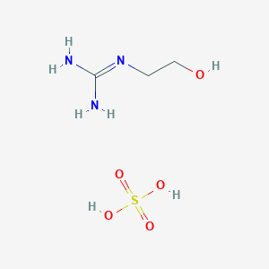 molecular formula C6H20N6O6S B2594246 beta-Hydroxyethylguanidine sulfate CAS No. 1876-16-0