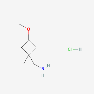 5-Methoxyspiro[2.3]hexan-1-amine hydrochloride