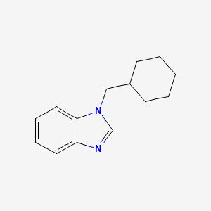 molecular formula C14H18N2 B2594345 1-(cyclohexylmethyl)-1H-benzimidazole CAS No. 830350-73-7