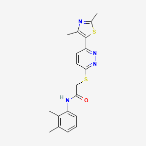 N-(2,3-dimethylphenyl)-2-((6-(2,4-dimethylthiazol-5-yl)pyridazin-3-yl)thio)acetamide