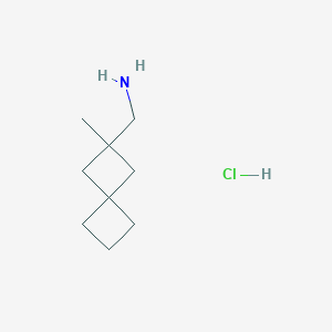 (2-Methylspiro[3.3]heptan-2-yl)methanamine;hydrochloride