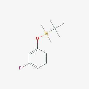 molecular formula C12H19FOSi B2594385 tert-Butyl(3-fluorophenoxy)dimethylsilane CAS No. 114635-97-1