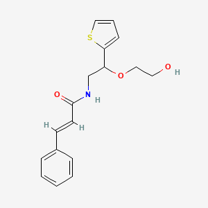 N-(2-(2-hydroxyethoxy)-2-(thiophen-2-yl)ethyl)cinnamamide