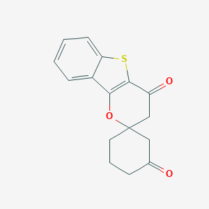 spiro[3H-[1]benzothiolo[3,2-b]pyran-2,3'-cyclohexane]-1',4-dione