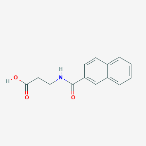 molecular formula C14H13NO3 B2594544 3-(Naphthalen-2-ylformamido)propanoic acid CAS No. 926200-37-5