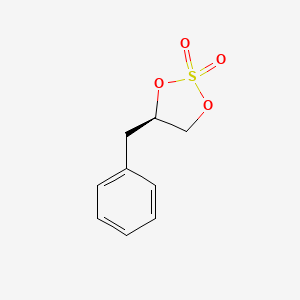 molecular formula C9H10O4S B2594577 (4R)-4-Benzyl-1,3,2-dioxathiolane 2,2-dioxide CAS No. 125043-36-9