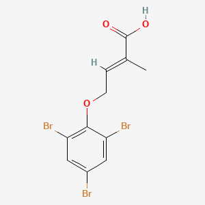 (E)-2-methyl-4-(2,4,6-tribromophenoxy)but-2-enoic acid