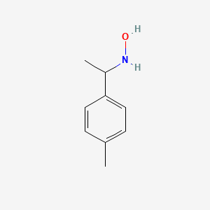 molecular formula C9H13NO B2594670 N-(1-(p-Tolyl)ethyl)hydroxylamine CAS No. 184885-04-9