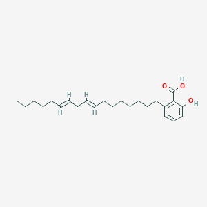 molecular formula C24H36O3 B2594678 6-[(8Z,11Z)-8,11-Heptadecadienyl]salicylic acid CAS No. 102811-39-2