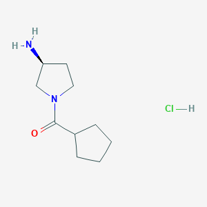 (S)-(3-Aminopyrrolidin-1-yl)(cyclopentyl)methanone hydrochloride