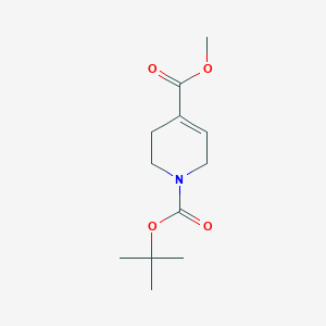 molecular formula C12H19NO4 B2594823 1-tert-Butyl 4-methyl 5,6-dihydropyridine-1,4(2H)-dicarboxylate CAS No. 184368-74-9