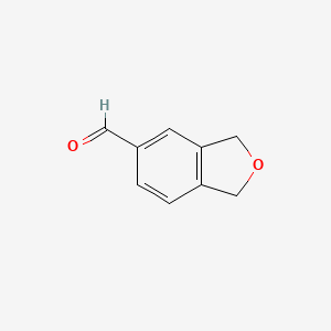 molecular formula C9H8O2 B2594831 1,3-Dihydroisobenzofuran-5-carbaldehyde CAS No. 89424-83-9