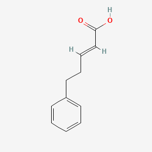 molecular formula C11H12O2 B2594917 2-Pentenoic acid, 5-phenyl-, (E)- CAS No. 24271-22-5; 55320-96-2