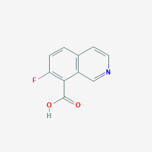 molecular formula C10H6FNO2 B2594931 7-Fluoroisoquinoline-8-carboxylic acid CAS No. 1955557-25-1