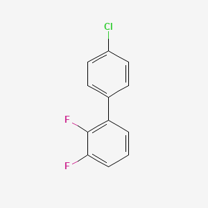 molecular formula C12H7ClF2 B2594940 1-(4-氯苯基)-2,3-二氟苯 CAS No. 477860-10-9