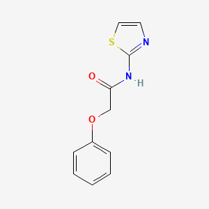 molecular formula C11H10N2O2S B2594954 2-phenoxy-N-(1,3-thiazol-2-yl)acetamide CAS No. 293767-77-8