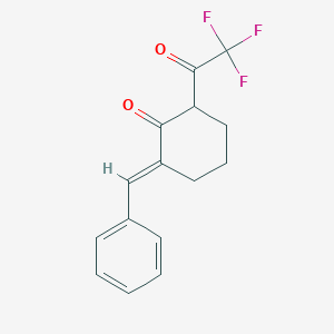 2-[(e)-Benzylidene]-6-(2,2,2-trifluoroacetyl)cyclohexanone
