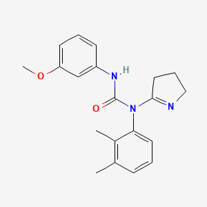 1-(3,4-dihydro-2H-pyrrol-5-yl)-1-(2,3-dimethylphenyl)-3-(3-methoxyphenyl)urea