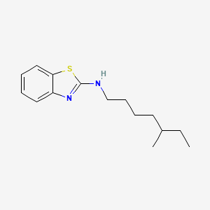 molecular formula C15H22N2S B2595003 N-(5-methylheptyl)-1,3-benzothiazol-2-amine CAS No. 379729-46-1
