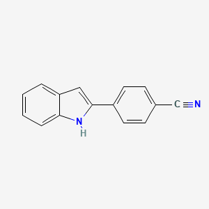 Benzonitrile,4-(1h-indol-2-yl)-