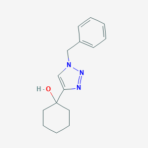 molecular formula C15H19N3O B259503 1-(1-Benzyltriazol-4-yl)cyclohexan-1-ol 