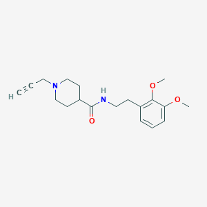 molecular formula C19H26N2O3 B2595097 N-[2-(2,3-dimethoxyphenyl)ethyl]-1-(prop-2-yn-1-yl)piperidine-4-carboxamide CAS No. 1241231-84-4