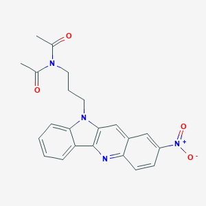 N-acetyl-N-(3-{2-nitro-10H-indolo[3,2-b]quinolin-10-yl}propyl)acetamide