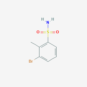 molecular formula C7H8BrNO2S B2595113 3-Bromo-2-methylbenzenesulfonamide CAS No. 1032507-35-9