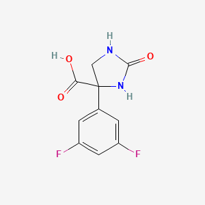 4-(3,5-Difluorophenyl)-2-oxoimidazolidine-4-carboxylic acid