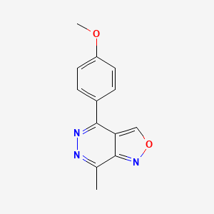 4-(4-Methoxyphenyl)-7-methylisoxazolo[3,4-d]pyridazine