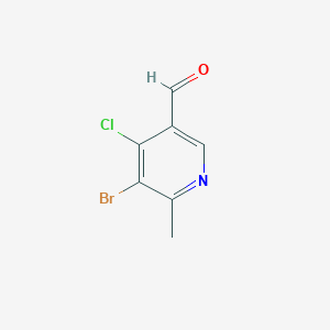 5-Bromo-4-chloro-6-methylpyridine-3-carbaldehyde