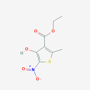 molecular formula C8H9NO5S B259516 Ethyl 4-hydroxy-2-methyl-5-nitrothiophene-3-carboxylate 